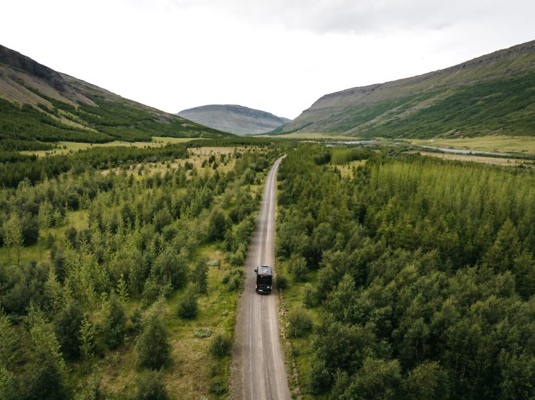 Iceland, Camper van, camping